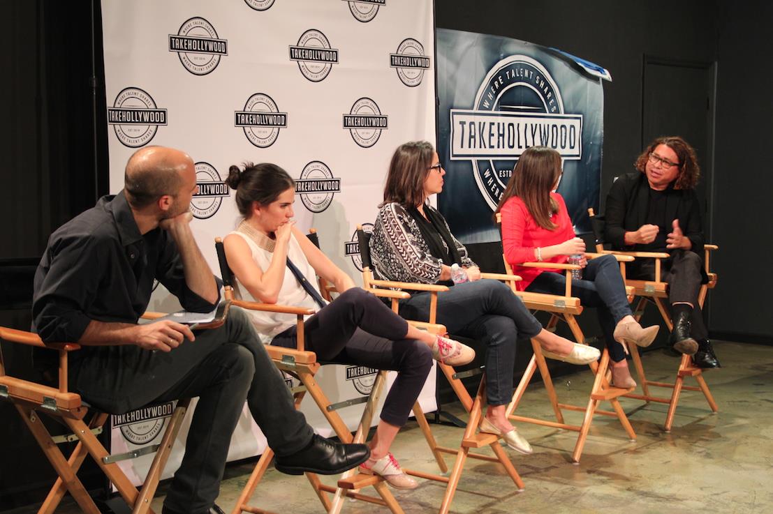 From left: Edoardo Ponti, Karla Souza, Patricia Riggen, Karyme Lozano and Vince Lazzo.