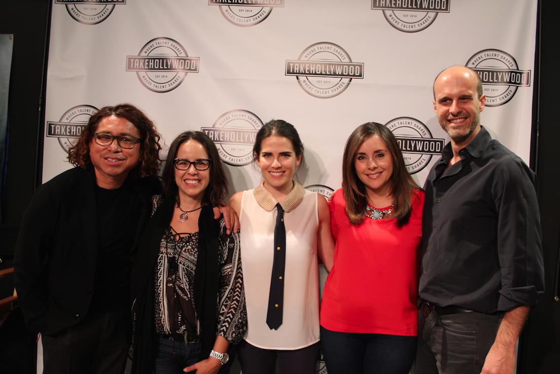 From left: Vince Lazzo, Patricia Riggen Karla Souza, Karyme Lozano and Edoardo Ponti.